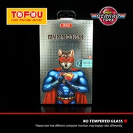 XO Tempered Glass FP3 iphone X 3D Anti Spy Screen Guard Black Original