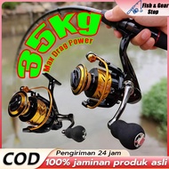 Metal Fishing Reel AB1000-7000 Sea Fishing Metal CNC Handle Spinning Reel 30kg drag GR:5.2:1