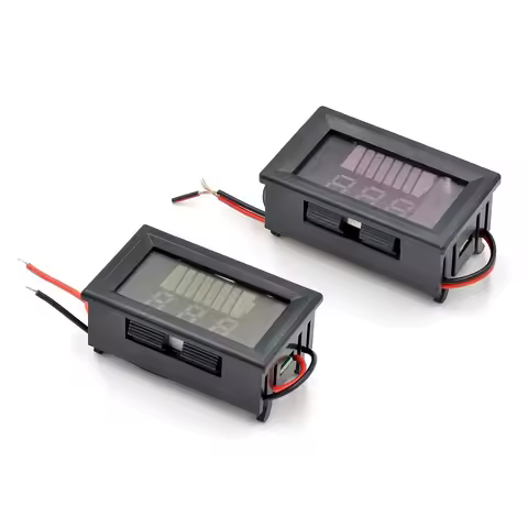 12V 24V 36V 48V 60V Car Battery Charge Level Indicator Lithium Battery Capacity Meter Tester Display