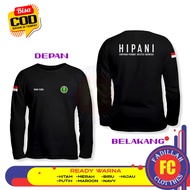 HIPANI T-Shirt Collection of Indonesian Anesthesia Nurses Free Your Name DB Long Sleeve Distro T-Shi