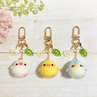 羊毛氈原創小鳥掛飾 吊飾 繩飾 鑰匙圈 麻雀 小雞 企鵝 斑胸草雀 白文鳥 迷你 鳥類