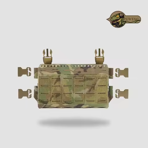 Pew Tactical MK6 Chest Rig Front Panel SS Style Molle Vest Front Pouch For LV120 Airsoft FP26