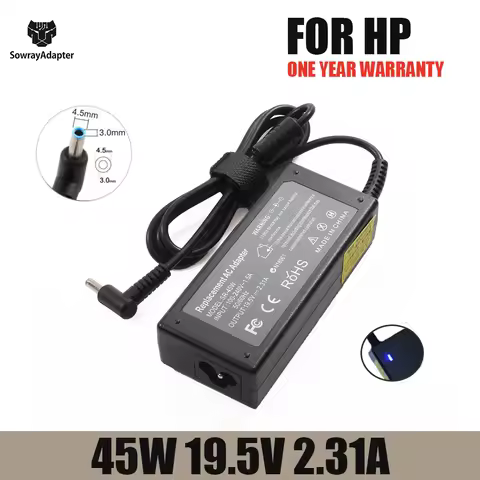 19.5V 2.31A 4.5*3.0mm 45W laptop AC power adapter charger For HP Stream X360 11 13 14 searies 741727