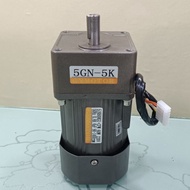 AC 220V 60W  2.25rpm - 38rpm Low Speed Single Phase Motor, AC Regulated Speed Motor With Gearbox