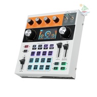 C200 Live Sound Card Multi-function Audio Mixer Sound Card Mixing Console BT Accompaniment for Live 