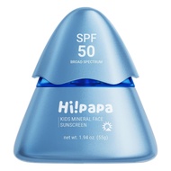 HeyPapaKidineralSunsreenSPF50, Suitable for Sensitive Skin, Non-Nano Zinc Oxide Baby Sunscreen, Alco