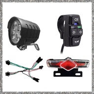[feidan33.ph] EBike Headlight Taillight DK336 Set Modification Parts As Shown for 36V 48V 52V 60V