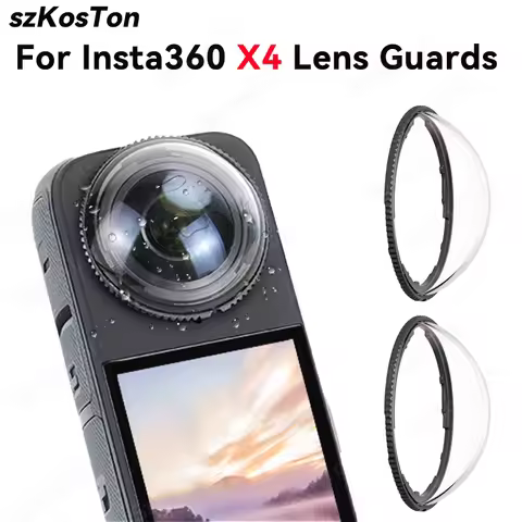 Lens Guard for Insta360 X4 Optical Plastics/Glass Lens Protective Cover Lens Protector For Insta 360