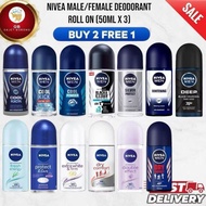 '''''';;;Nivea men deodorant roll on 50ml buy2 free 1...///....