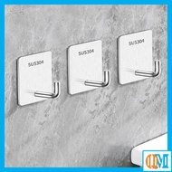 Compact, heavy-duty 304 stainless steel wall hook, No. 7 hanger for decoration and home arrangement 