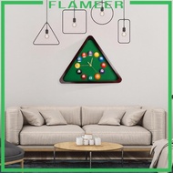 [Flameer] Billiards Theme Wall Clock Wooden Decoration for Bedroom