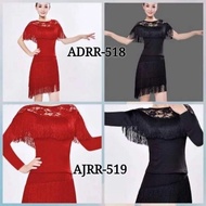 Short and Long Sleeve Tops with Lace Tassels, Line Dance, Belly Dance, Clothing LatinSalsas, Latest 