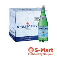 San Pellegrino Sparkling Natural Mineral Water 1L Plastic (Pack of 12)