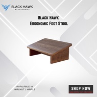 🦅 (𝐒𝐆 𝐒𝐓𝐎𝐂𝐊) Black Hawk Ergonomic Foot Stool | Foot Stand | Foot Rest | Leg Rest | Leg Stand |Nordic