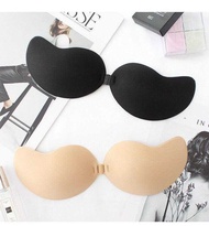 CAPIN Women Silicone Adhesive Stick On Magic Push Up Strapless Bra