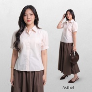 ASTHEL - Vixen Fitted Shirt | Short Sleeve Fitted Shirt | Cotton Shirt