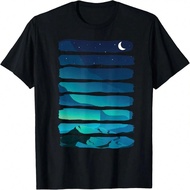 Artistic Aurora Borealis Northern Lights Alaska Night Sky T-Shirt