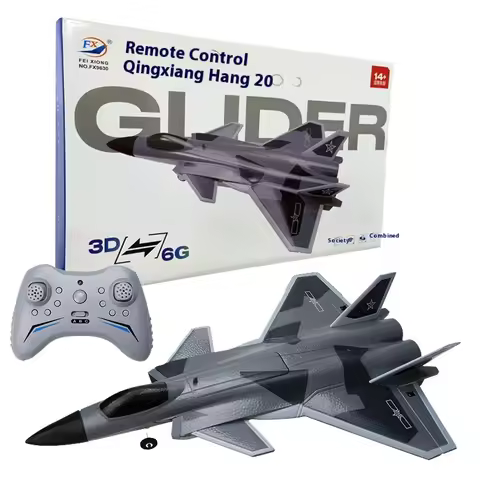 New Flying Bear Fx9630 Four-Channel Ducted J-20 Remote Control Aircraft Veyron J20 Fighter Fixed-Win