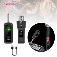 Lohobby Audio Transmitter Receiver XLR Adapter System Automatic Connection Digital