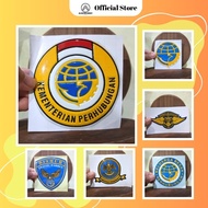 Ministry of Transportation Agency Sticker 6x7 cm Embossed Motor | Alfatih Army Glass Sticker
