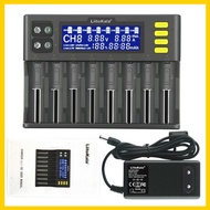 POPULAR LiitoKala lii-S8 Battery Charger Li-ion 3.7V NiMH 1.2V Li-FePO4 3.2V IMR 3.8V charger for 18