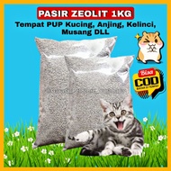 GPSS- Zeolite Cat Litter 1KG Zeolite Dog Litter Cat Litter Dog Litter Box Cat Litter Box Dog Rabbit 