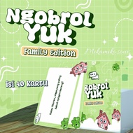 Ngobrol Yuk! Kartu Obrolan Keluarga Family Card Game Seru & Bermakna Ice Breaking Game Family