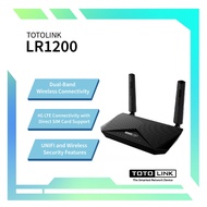 TOTOLINK LR1200 AC1200 Wireless Dual Band 5G + 2.4G 4G LTE Router Direct 4G LTE SIM CARD UNIFI