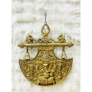 BR630 - Brass Vinayagar Visiri Wall Decor