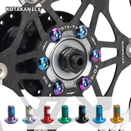 KOTAKAN1LX 12Pcs Bicycle Disc Brake Rotor Bolt, TOOPRE M5*10 Bike Disc Rotor Screws,  MTB Bike T25 S