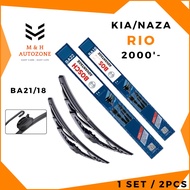 1 SET - KIA/NAZA RIO 2000' WIPER - FRONT BOSCH ADVANTAGE WIPER BA21/18
