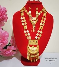 Kalung Pengantin India / Kalung Dubai / Kalung sultan India Relika mas set Anting AAKD925