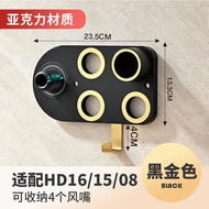 ชั้นวางเครื่องเป่าผมในห้องน้ำ อะคริลิค ไม่ต้องเจาะผนัง สำหรับ Dyson HD16 HD15 HD08 อุปกรณ์จัดระเบียบ