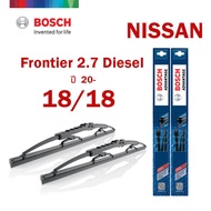 ใหม่ล่าสุด 2019 โปรโมรชั่นลดรับหน้าฝน Bosch ใบปัดน้ำฝน รุ่น Advantage สำหรับรถยนต์นิสสัน Nissan Almera Big M Navara March Frontier Sunny Neo ทนทาน คุณภาพสูง ปัดสะอาด มองเห็นได้ดียิ่งขึ้น 14 16 18 19 20 21 22 24 ราคาต่อคู่