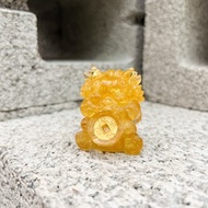 水晶擺飾【吞金獸 黃水晶】招財 偏財運 增加行動力