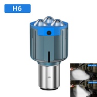 MINOA 3 Lens LED Motorcycle Headlight High Low Beam 3500LM Brightness Motorbike Spotlight Easy Insta