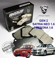 Works Engineering Brake Pad Proton GEN 2 Persona 1.6 Satria NEO 1.6 (Front) Works Brake Pad Ceramic 