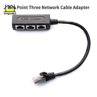 mingxuan2 RJ45 Splitter LAN Ethernet Network RJ45 Connector Splitter Adapter Cable vn