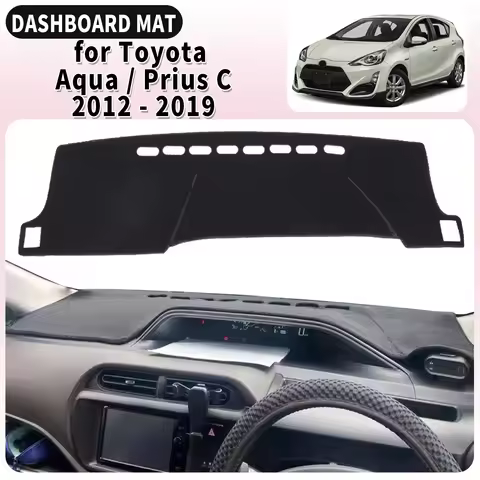 fit for Toyota Aqua Prius C NHP10 2019-2012 Dashmat Dashboard Cover Pad Accessories DashMat Sunshade