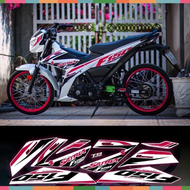 tem rời satria F150 xe trắng phối đủ màu