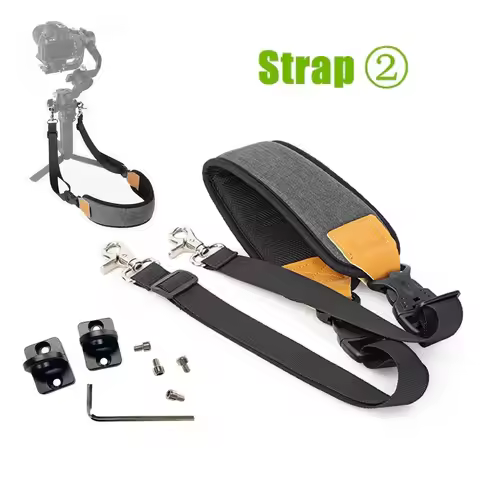 For DJI RS 3 RS4 PRO Gimbal Shoulder Strap Handle Base Adjustable Pressure Relief Soft Padding Stabi
