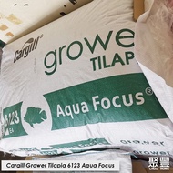 5KG Cargill Grower Tilapia 6123 Aqua Focus / Dedak Makanan Ikan Grower Tilapia / 鱼粒 (Cargill) (Repac