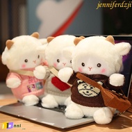 JENNIFERDZJI Little Sheep Plush Toy Kids Toys Cute Plushie Dolls Sweater Sheep Wears Clothes Sheep A