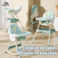 High Chair for Baby Foldable Adjustable Height Baby High Feeding Chair Detachable plate and Clean