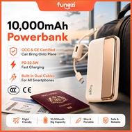 Funezi Powerbank Fast Charging Type C 3C Powerbank CCC Certified Power Bank 10000mAh Original