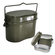 ชุดจานชามที่ตั้งแคมป์อลูมิเนียมแบบพกพา Set Alat Masak สำหรับใช้งานกลางแจ้ง