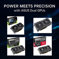 ASUS Dual RTX 3060/4060/4060Ti EVO OC & RX 7600 OC Graphics Card