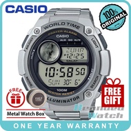 Casio CPA-100D-1AV Mens Digital Islamic Prayer Alarm Hijri Calendar Steel Watch CPA-100D-1A CPA-100D