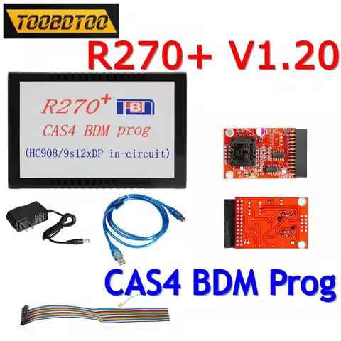 2023 R270+ V1.20 AK90 Auto CAS4 BDM Programmer R270 CAS4 BDM Programmer Professional Key Prog with H