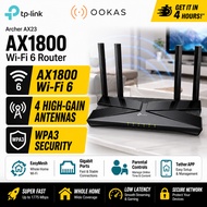 TP-Link Archer AX12 & AX23 | WiFi 6 Router | Wireless AX1500 / AX1800 | Gigabit Port | EasyMesh | Du